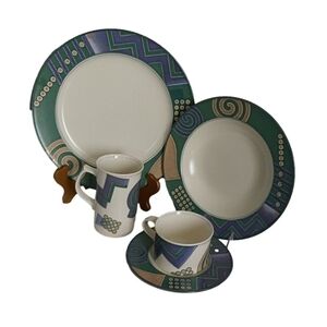 MIKASA‎ INTAGLIO LIFE STYLE BY JOHN BERGEN 5 PIECE SETTING DINNER FOR 1